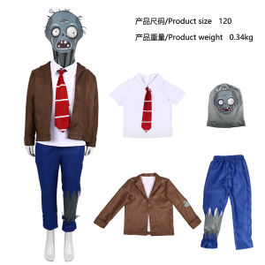 Halloween cos Costume Game Zombie cosplay Role Playing Costumes Plants Vs Zombies