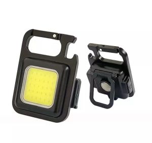 Móc khoá đèn pin LED chống thấm nước sạc USB Mini Torch đa năng