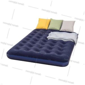 【COD】Kasur Angin / Air Bed Double Kasur Angin Bestway + pompa manual Bestway Paket Kasur Angin Double Biru/ Paket Kasur Tiup Air Bed Double Kasur CampingBestway 67000 Kasur Angin Single [186cm x75cm] / Paket Kasur Tiup Matras Kemah Indoor dan Outdoor