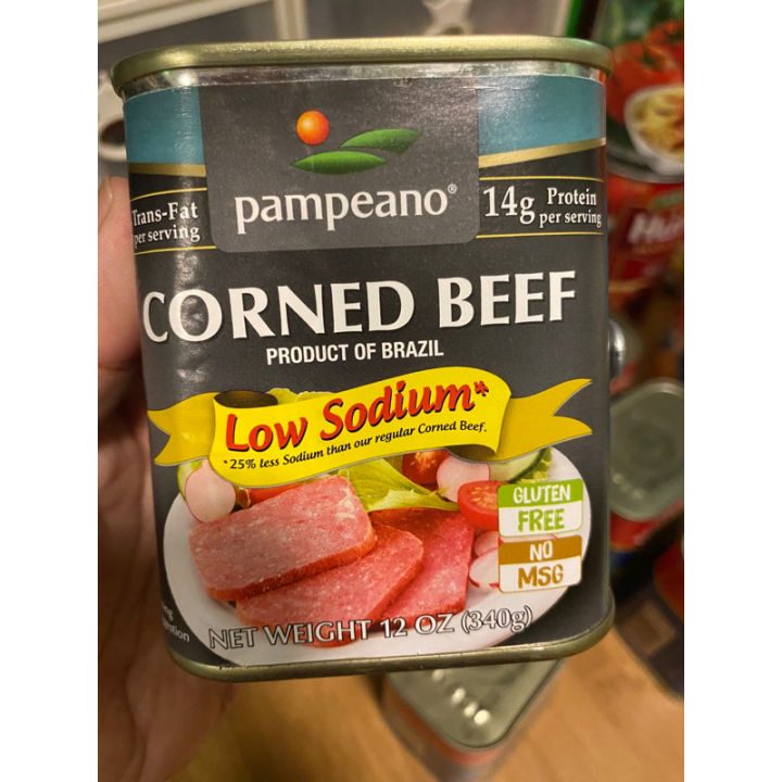PAMPEANO Corned Beef LOW SODIUM Lazada PH