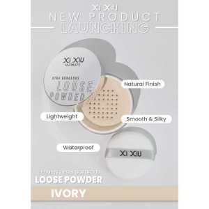 𝗝𝗨𝗡𝗞𝗜𝗘 𝗠𝗔𝗞𝗘𝗨𝗣 - Xi XiU Ultimate Loose Powder Bedak Matte Tahan lama