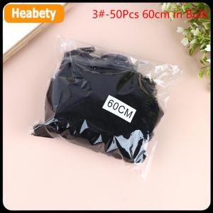 【2-3 ngày giao hàng】 50 cái tóc Net Đen đàn hồi bó tóc vô hình hairnet lưới Bun tóc Net 30 50 60cm Phụ kiện tóc