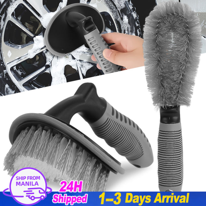 🔥Fast Shipping🔥Car Wheel Cleaning Brush Tire Washing Car Rims Spokes