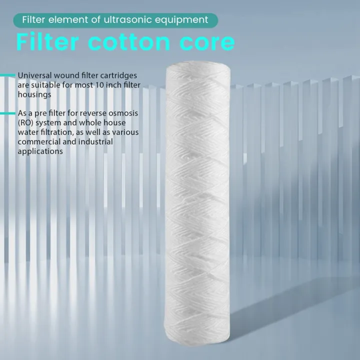 Semiment Filter Thread 10 Micrometre String Wound Sediment Water Filter ,6 Pack,Whole House ...