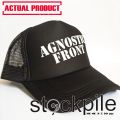 AGNOSTIC FRONT ROCK N ROLL BAND TRUCKER/NET CAP. 