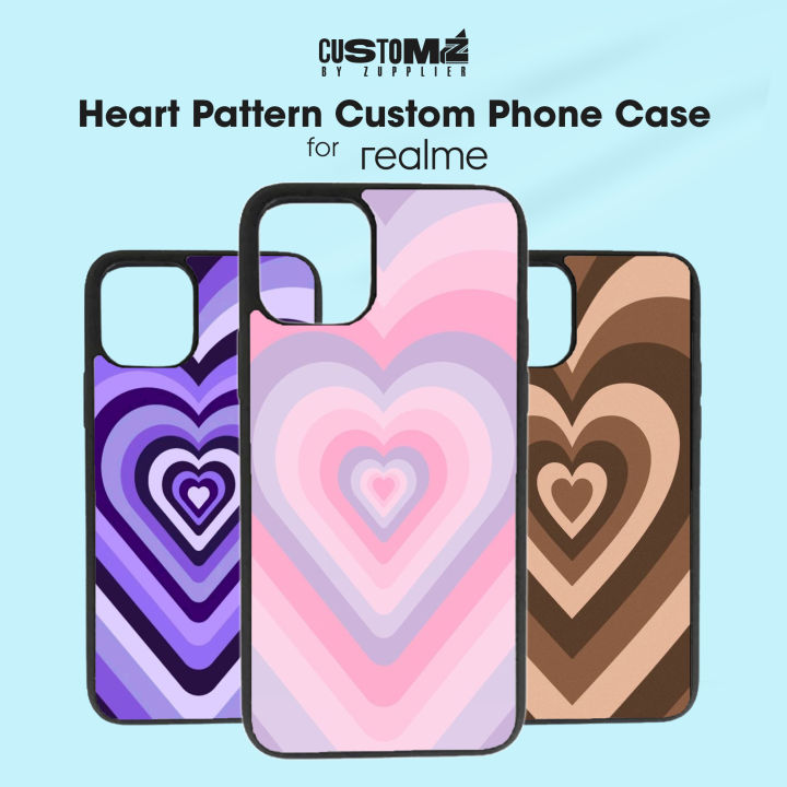 Realme 7i Pro C17 Narzo 20 Pro Premium Heart Pattern Phone Case