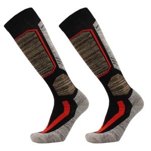 1 Pair Men Women Cotton Ski Socks Cold Weather Socks Snowboarding Snow Winter Thermal Knee High Warm Socks for Hunting