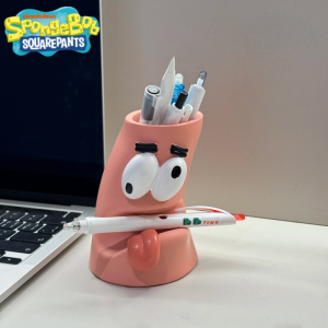 Patrick Star Funny Storage Pen Box SpongeBob SquarePants Creative Desktop Kawaii Decoration Pen Container Childrens Gifts