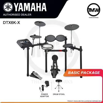 Yamaha DTX6KX Electronic Drums DTX6K-X DTX 6K X Digital Drum DTX 6KX DTX6 The Music Works Store [LIMITED STOCK]