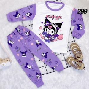 Alohapajamas Baju Tidur Anak Untuk 1-10Tahun Bahan Kaos /Piyama Anak Perempuan/Piyama Anak Laki Laki/Set Anak Perempuan/Setelan Anak Laki Laki / Stelan Anak Perempuan/Baju Tidur Anak Perempuan Motif 299