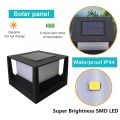 Vimite Led Solar Post Light Outdoor Waterproof Automatic Sensor Fence Column Lamp Decorative Garden Lights for House Gate Pillar Lighting Warm White. 