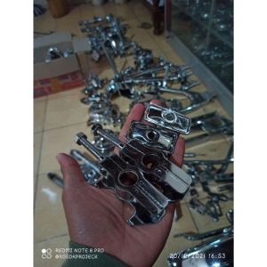 [PREMIUM] SETELAN RANTAI HONDA TIGER Setelan Rantai Plus Plat Tiger Lama Tiger Revo CHROME