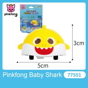 ToyStory Original Pinkfong Baby Shark Stacking & Turning Car Set Toy Alloy Inertial Scooter Set Baby Shark Car Toy
