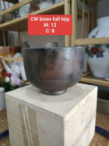 Bát CW bizen hảo biến full hộp và giấy tờ mới gốm Nhật🎌🎌🎌