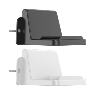 Computer Bracket Space Saving Wall Mount Holder for Tablets and Mobile Devices Charge While Mounted