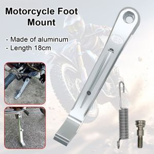 MYTHIS 1Set Wear-resistant Motorcycle Side Bracket Short Aluminum Alloy Single-sided Foot Brace  CNC Edge Brace Motorcycle Modification Accessories