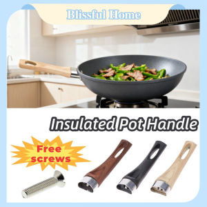 1PC Pot Handle Replacement Bakelite Universal Heat Resistant Pan Handle Wood Phenolic Non Slip Heatproof Grip Kitchen Accessories