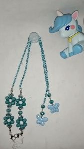 Konektor Masker Twin1 Cristal Ceko Biru Kupu-Kupu