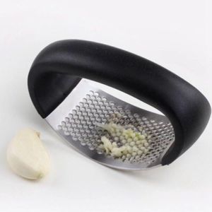 HOORAY Stainless Steel Garlic Press Rocker Professional Grade Garlic Mincer Crusher and Garlic Presser HL0153