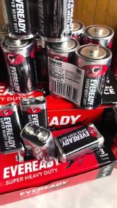 EVEREADY 1.5V D Size LR20 or C Size LR14 Batteries Super Heavy Duty Carbon Zinc Batteries