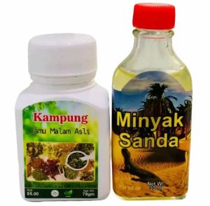 Minayk (sanda jamu) Malam asli untuk Rahsia tenaga semula jadi message Oil