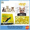 Minyak Ikan 50 butir Fish Oil Vitamin Kucing Anjing Kelinci Hamster Burung Hewan Peliharaan. 