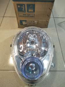 COD HEAD Lamp Assy Lampu Depan Reflektor SCOOPY KARBU MERK WIN