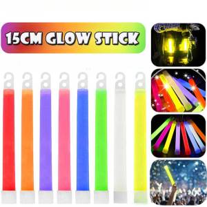 แท่งเรืองแสง 15 ซม ฉุกเฉินกลางแจ้งทหาร Glow Light Sticks เดินป่าตั้งแคมป์คอนเสิร์ตปาร์ตี้ Lightstick เกมปาร์ตี้หัตถกรรมของเล่น
