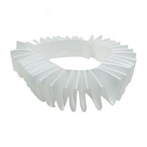 Elizabethan Neck Ruff Medieval Styles Detachable Collar Ruffled Pattern Collar for Authentic Medieval Costume Ensembles