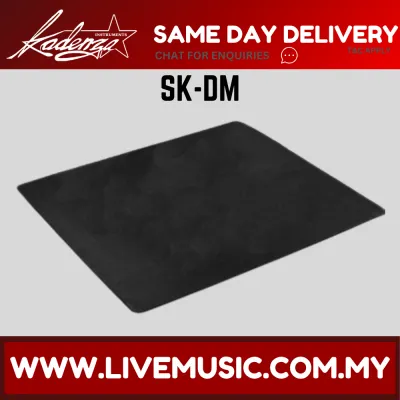 Kadenza SK-DM Drum Mat For Acoustic Digital Drum With Rubber Bottom Anti Slip Mat Black - Square Rug ( SK DM SKDM )