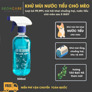 Chai Xịt khử mùi nước tiểu chó mèo khử mùi hôi thú cưng BeonCare Sạch Ngứa –Công Nghệ Diệt Khuẩn Nano Silver - 500ml. Mua 2 tặng 1 sữa tắm 50ml