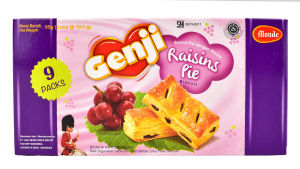 Camilan Makanan Ringan Snack Monde Genji 95 Gr Box Varian Raisin Pie Strawberry pie Soft Pie Strawberry