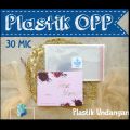 (100 LEMBAR) Plastik OPP Seal 20x22 Cm Tebal 30s Mikron / Plastik OPP 20x22 30s Mic Tebal Plastik Kemasan Plastik Bening Tebal. 