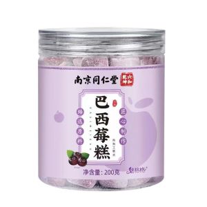 南京同仁堂七白糕 Sugar Free Seven White Cake Almond Root Starch Yam Tremella
