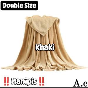 SOFT &COZY FLEECE BLANKET PLAIN DOUBLE SIZE:150X200"CM MAY MAKAPAL /MAY MANIPIS!!!! NOT FADED