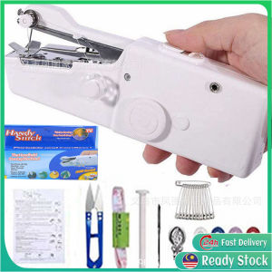 『😳Ship in 24hrs🤟💚』Handy Stitch Portable Handheld Sewing Machine Mesin Jahit Mesin Jahit USB Electric Handheld Sewing Machine Kit Sewing Machine Mini 迷你缝纫机