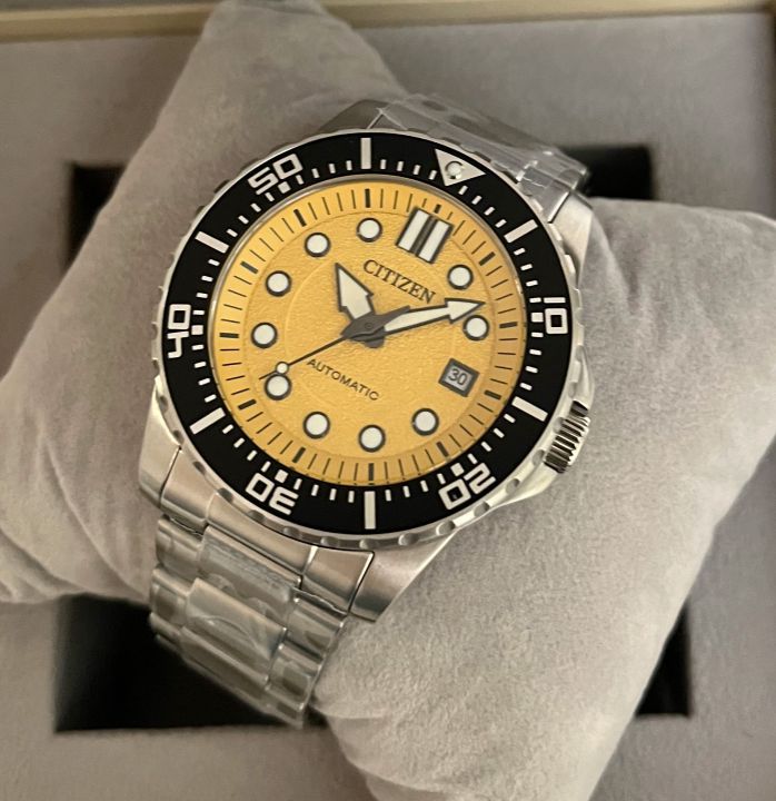 Citizen Mechanical Watch NJ0170-83Z Automatic Yellow Date Dial