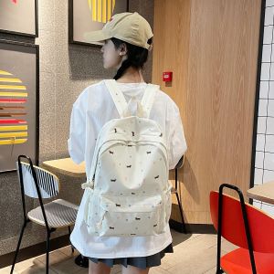 Casual Backpack schoolbag girls junior high school students college students large capacity niche bag men Organised Everyday Storage Convenient Access for Home Office or Travel Everyday Use