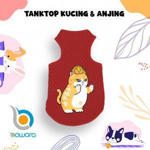 Tanktop Kucing Baju Kucing Model Tangtop Tengtop Pakaian Kucing Anjing Baju Kucing Pakaian Kostum anjing Kucing wawoye - Gambar Big Orange
