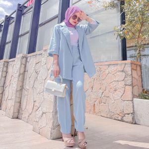 MESYA SET 2IN1 / SETELAN WANITA KOREAN STYLE BAJU DAN CELANA