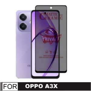 Promo Anti Gores Layar Ceramic Oppo A3X Privacy Anti Spy
