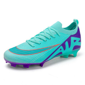 New model football boots with long spikes 2026 Durable outdoor sports training shoes for adults and teenagers in large sizes