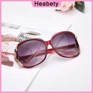 Heabety Fashion Womens Sunglasses Camellia Net Red Sunglasses Large Frame Glasses