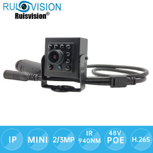 HD 4MP MINI IP Camera 48V POE IR Night Vision Surveillance Video Camera P2P Network Cam For Home Indoor Security System