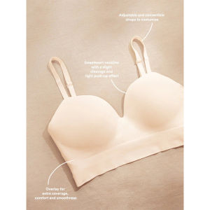 【SINGABRALETTE】32B-48F Plus Size Bra Fixed Cup Big Breasts Wireless Bra Seamless Support Non-marking Women Lingerie Breathable Underwear