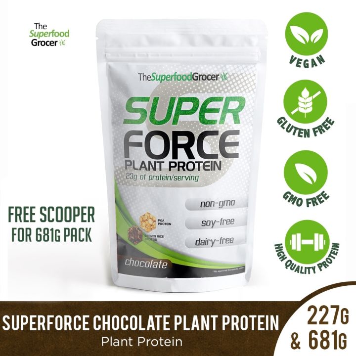 Superfood Grocer Force Plant Vegan Protein (0.5lb / 1.5lb) Lazada PH