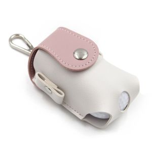 GOXBERK Mini Golf Ball Waist Bag PU Leather Waterproof Golf Belt Bag Golf Tees Holder Metal Buckle Golf Ball Container Golf Course