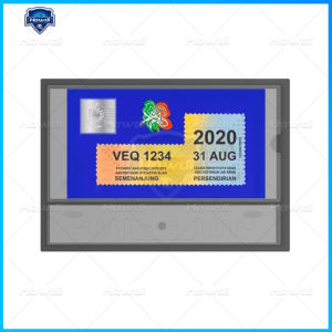 High Quality Acrylic RFID Holder Road Tax Holder With Alignment Frame For Easy Installation-SET