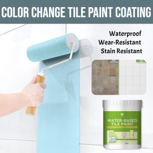 Ceramic Paint Waterproof High Adhesion Tile Paint Variety of Colors Wear Resistant Non-slip