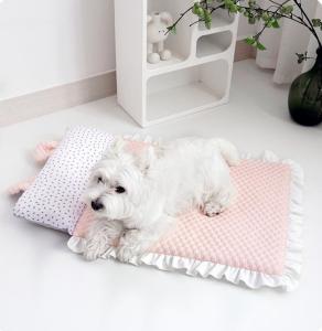 "SG STOCK" Korean-Style Pet Bed – Cat Bed Dog Bed Rabbit Bed Cooling Mat with Ice Silk Universal for Cats and Dogs Washable Skin-Friendly Ice Mat